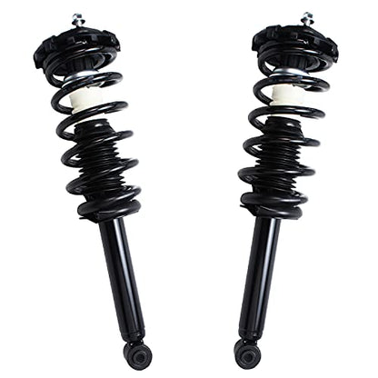 Detroit Axle - 2pc Rear Struts for 2000-2001 Infiniti I30, 2002-2004 I35, 2000-2003 Nissan Maxima, 2 Struts & Coil Spring Replacement Shocks Assembly - size: 171327 x2/PAIR