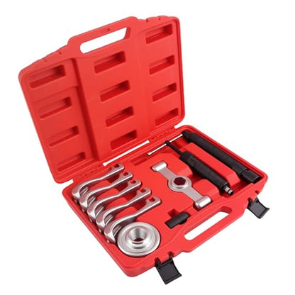 maXpeedingrods 10 Ton Universal Wheel Hub Puller Kit, Brake Drum Puller, Heavy Duty Front Wheel Hub & Bearing Remover Tool Set with Adjustable 5 Jaws for Most Cars, SUVs and Light Trucks