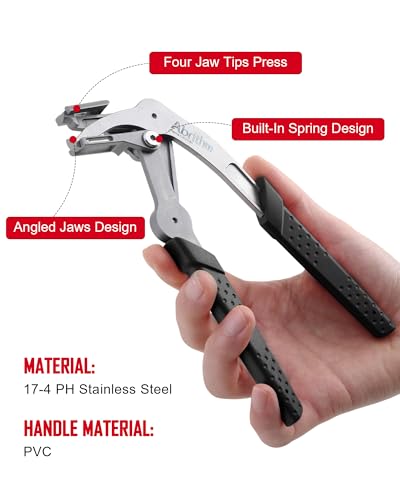 Car Clip Pliers, Panel Clip Removal Pliers, Professional Plastic Fastener Removal Tool for Removing Automotive Fasteners Clips Without Damage Black - color: Black