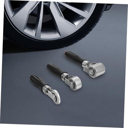 Holibanna 3pcs Tire Repair Tool Set with Plastic Handle Automotive Tire Patch Rollers for Car Truck Motorcycle