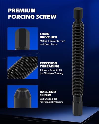 Orion Motor Tech Wheel Hub Removal Tool Kit, Wheel Bearing Hub Remover Tool Set Compatible with 5 6 8 Lug Hub Assemblies on Cars and Trucks, Wheel Hub Buster Puller with Carrying Case | Wheel Bearing Hub Remover Tool Set Compatible with 5 6 8 Lug Hub Asse