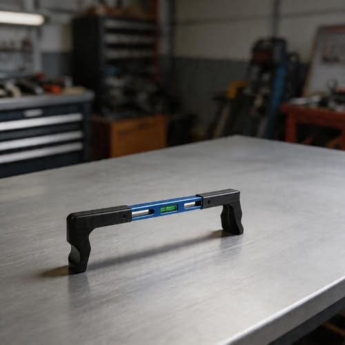 Camber Caster Gauge Kit with Magnetic Base and Bubble - Precision Steering Wheel Tool for Auto Alignment Tasks