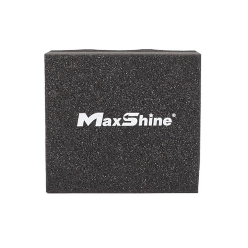 Maxshine Hydro-Tech Tire Foam Applicator Pad Waxing Sponge for Car Detailing, Zigzag-Cut Design for Superior Coverage – Scratch-Free Sponge for Tire Shine, Wax, Sealants & Glazes