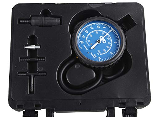 OTC 5613 Vacuum/Pressure Gauge Kit - Test Vacuum Lines, Low Pressure Fuel Systems and More - Quickly Diagnose Internal Engine Problems like Bad Rings, Valves, and Leaking Head Gaskets
