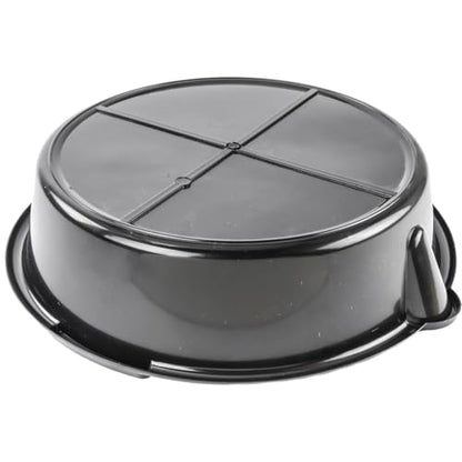 JEGS Drain Pan | 7 Quart Capacity | 13.5in.x 11in.x 4in.| Black | Plastic | For Oil, Transmission & Differential Fluid, And Coolant Collection As Well As Other Uses
