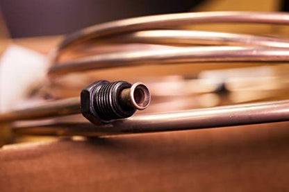 4LIFETIMELINES Copper-Nickel Alloy Non-Magnetic Brake Line Tubing Coils & Fitting Kits - Superior Anti-Rust Protection, 3/16 x 25 ft, Easy Bend & Install, 2 Full Kits for Complete Brake Line Repair - size: Pack of 2