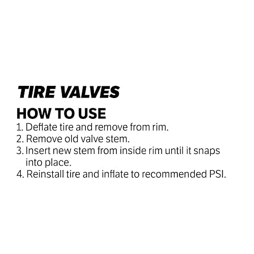 Slime 2080-A Tubeless Tire Valves 1¼", TR 413 45, Schrader Valve stem, Pack of 2 valves - style: Valves TR413