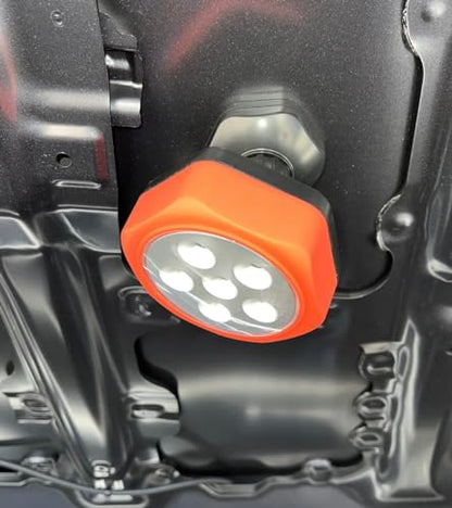180 Lumens COB LED Rotating Work Light with Strong Magnetic Base, Ultra Bright Magnetic LED Light, Magnet Light, Spotlight for Car Repair, Workshop, Home Using and Emergency
