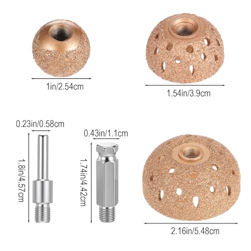 8Pcs Tire Repair Patch Tools Tire Buffing Wheels, 25/42/55mm Tungsten Steel Buffing Wheel Tires Patch Roller Scraping Cutter Kit for Car Truck Tube Bike Tires Grinding Polishing Accessories
