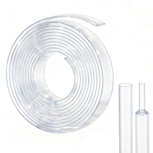 10M Heat Shrink Tubing, 13mm OD, 2:1 Ratio, Clear | Polyolefin Shrinkable Tube, Waterproof Electrical Insulation Tubing, for Wire Cable and Electronic Component Protection - size: 10M Φ13 Clear