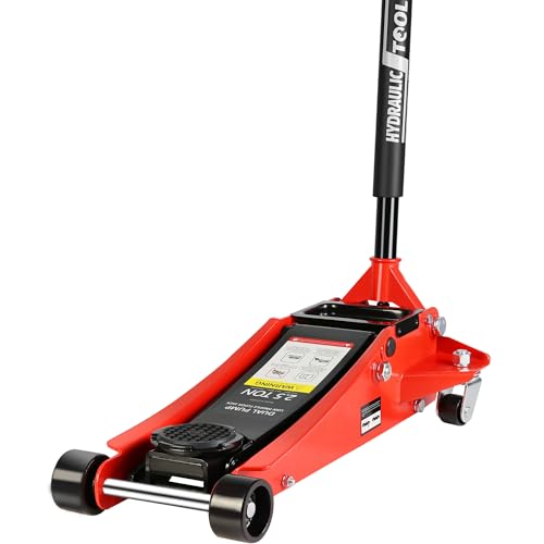 2.5 Ton Low Profile Floor Jack, Hydraulic Racing Floor Jack with Dual Pistons Quick Lift Pump for Sport Utility Vehicle, Lifting Range 3.5"-19.50" (2.5 Ton Lifting 3.5"-19.5") - size: 2.5 Ton Lifting 3.5"-19.5"