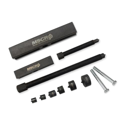 522 Large Gear and Pulley Puller + 7393 Gear and Pulley Puller with 5-1/2" Long Forcing Screw + 8056 Shaft Protectors Set for Timing Gears and Fan Pulleys