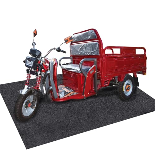 Garage Floor Matting 6.6x8.5 Feet Oil Absorbent Large Rubber Mat Waterproof Rubber Backing Layer Golf Cart Garage Mat Protects Floor from Spills Stains Oil Drip Pan for Under Car (6.6x8.5 Feet)