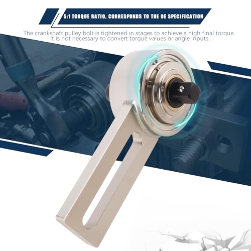 1:5 Torque Multiplier Set for Ford 1.0/1.1 EcoBoost & Duratec Engines, 21mm/24mm Sockets, Crankshaft Pulley Bolt Tool, Compatible with OEM 303-1611/303-1611-01/303-1611-02
