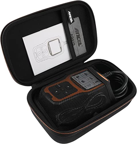 ANCEL Protective Case Storage Bag for OBD2 Scanner Code Reader Diagnostic Scan Tool Battery Tester - color: Black