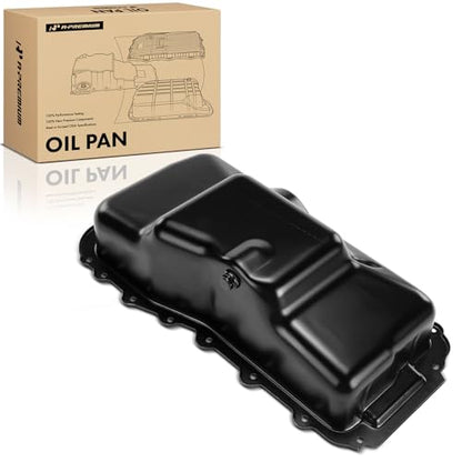 A-Premium Engine Oil Pan Sump with Drain Plug Compatible with Dodge Grand Caravan Caravan Dynasty Chrysler Town & Country New Yorker Imperial Plymouth Grand Voyager Voyager