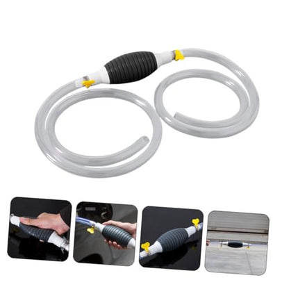 Unomor Hand Siphon Pump for Fuel Transfer Manual Siphon Pump Kit Hose Portable Liquid Sucker for Automotive and Water Use