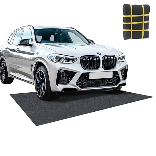 60" x 72" Oil Spill Mat - Garage Floor Mats for Under Car - Waterproof, Absorbent, Reusable, Washable, Protects Garage Floors or Driveways, Durable