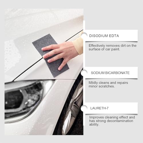 Nano Sparkle Cloth Car Scratch Remover - 2025 Upgrade Scratch Remover for Vehicles, Magic Wipes Cleaning Cloth Car Scratches Repair Paste, Scuff Repair Polishing Wax Kit for Deep Scratches