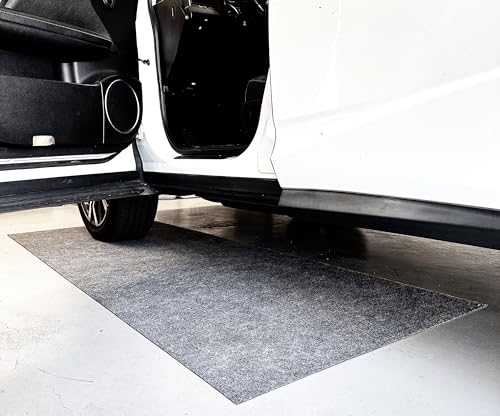 Garage Mat - Absorbent Oil Mat - Premium Automotive Floor Mats for Under Cars - Better Than Oil Drain Pan - Absorbent, Reusable, Oil Spill Protection (36 x 96 in.) (USA Made)