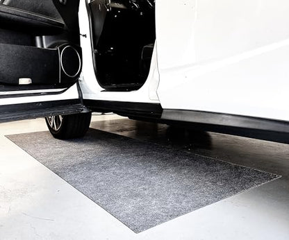 Garage Mat - Absorbent Oil Mat - Premium Automotive Floor Mats for Under Cars - Better Than Oil Drain Pan - Absorbent, Reusable, Oil Spill Protection (36 x 96 in.) (USA Made)