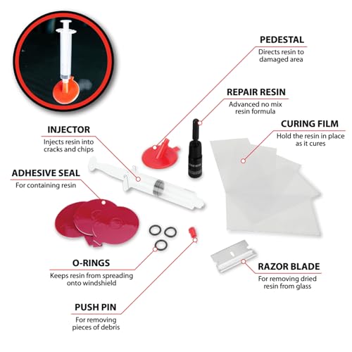 Performance Tool W3070 Car Windshield Repair Kit - style: Car Windshield Repair Kit
