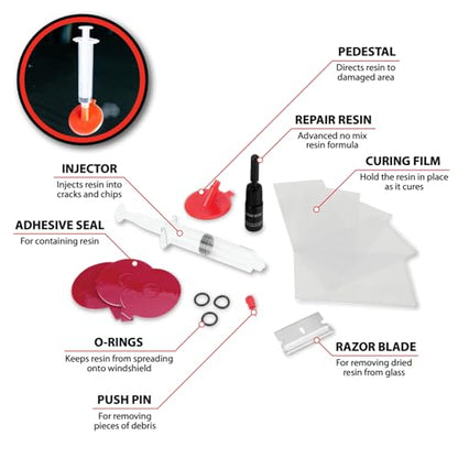 Performance Tool W3070 Car Windshield Repair Kit - style: Car Windshield Repair Kit