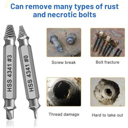 Damaged Screw Extractor Kit The Perfect Father’s Gift from Wife, Daughter or Son A Practical Tool Set for Removing Rusty, Stripped, or Broken Hardware Ideal Gift for Men and DIY Enthusiasts