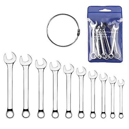 Mini Wrench Set Open End Wrench Combination Wrench Small Wrench Set, Metric and SAE (MET) - style: MET