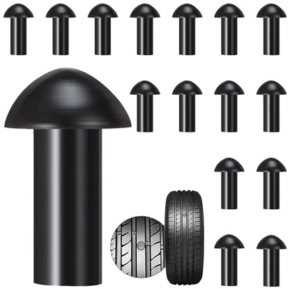 Richcat Replacement Mushroom Plugs for tubeless Tire Puncture Repair kit - for Cars, Motorcycles- Spare Plugs (15 Plugs) - size: 15pcs Mushroom Plugs