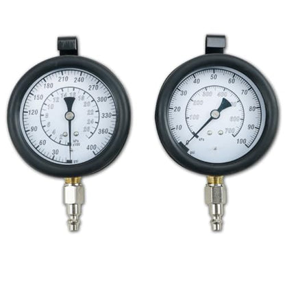 Master Engine and Transmission Oil Pressure Test Set – High and Low Pressure Gauges for Testing Transmission and Engine Pressure