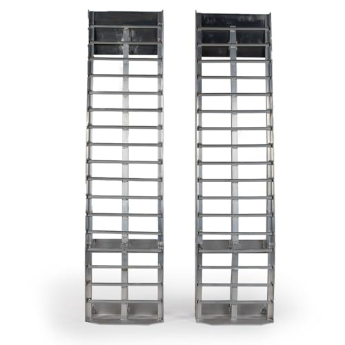Low Profile Car Service Ramps for Oil Change, 1,500 GAWR, 12.5" Lift, Pair