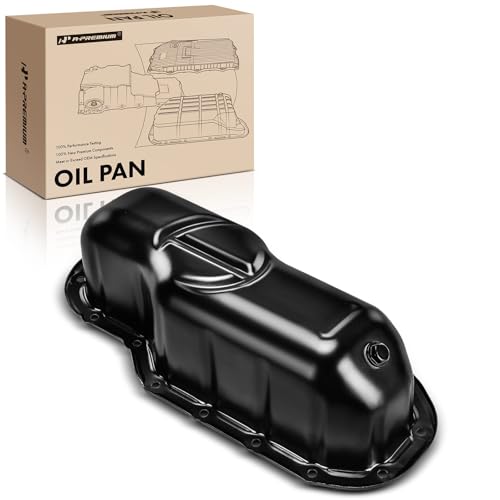 A-Premium Lower Engine Oil Pan Sump with Drain Plug Compatible with Toyota Land Cruiser 2008-2014, Sequoia 2008-2014, Tundra 2007-2014, Lexus LX570 2008-2014, V8 5.7L Only, Replaces 12102-38010