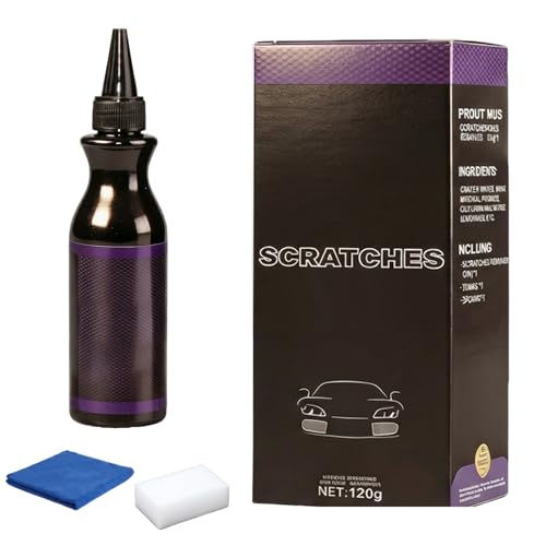 Scratch Remover for Vehicles, 2026 New Car Scratch Repair Kit, Multifunctional Car Paint Scratch Remover for Surface Damage, Portable Car Polishing Wax for All Drivers (1 Set) - color: 1 Set Black