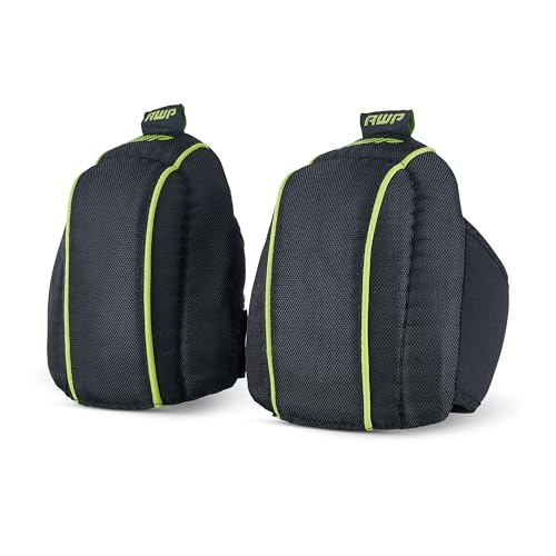 AWP Pro Flooring Knee Pads | Professional Grade Work Knee Pads with High-Density Foam Padding for All-Day Comfort | One Size - size: 1 Pair, style: Pro Flooring Knee Pads