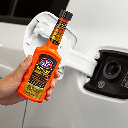 STP Octane Booster, Fuel Intake System Cleaner, Bottles, 5.25 Fl Oz, Pack of 12 - style: Octane Booster (12 Pack)