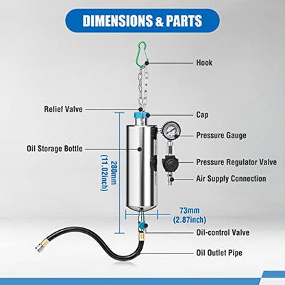 Fuel Injector Cleaner Kit, Non-Dismantle Fuel Injection System Cleaner Tester 1L 150PSI Fuel Injector System Cleaning Machine Tool Catalytic System Cleaner Converter Cleaner for Gasoline Cars Vehicle - size: Fuel Injector
