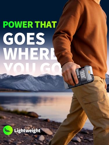 Portable Car Battery Jump Starter with Air Compressor (All Gas/12L Diesel) | 6000A Car Battery Booster with 45W Fast Charge,160PSI Auto-Shut Off Tire Inflator,LED Light, Jumper Cables,Golves - color: Black
