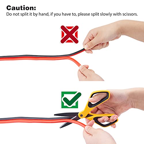 Cartman 8 Gauge 12 Feet Jumper Cable Heavy Duty Booster Cables with Carry Bag | Rubber-Insulated Safe-Grip Clamps, High-Density CCA Core, Flexible T-Prene Cable Jacket - size: 12-Feet (8-Gauge)
