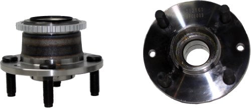 Detroit Axle - Rear Left and Right Wheel Hub and Bearing Assembly Replacement for Ford Escort Mazda MX-3 Protege Mercury Tracer 4 Lug W/ABS - 2pc - style: 512161 x2/Pair