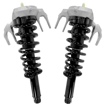 Detroit Axle - AWD 2 Front Struts for 2008-2013 Cadillac CTS, Complete Strut with Coil Spring Assembly 2009 2010 2011 2012 Replacement Quick Install Ready Struts Shocks Assembly - size: 11707_11708/Pair