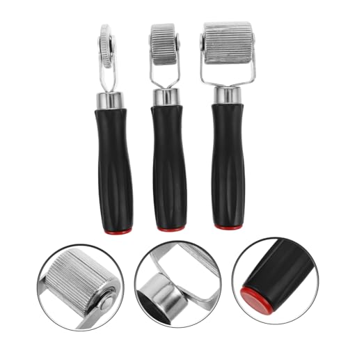 Holibanna 3pcs Tire Repair Tool Set with Plastic Handle Automotive Tire Patch Rollers for Car Truck Motorcycle