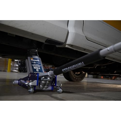 Strongway Low-Profile Aluminum/Steel Floor Jack, 3-Ton Capacity, 3.3in.–18.3in. Lift Range - style: 3 Ton