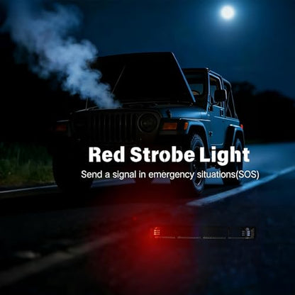Solar Magnetic Work Light Bar 3000LM 4000mAh, Rechargeable LED Underhood Mechanic Light for Car Repair & Camping, Strong Magnet Base, Tripod Mount, Hook, Type-C - style: L0