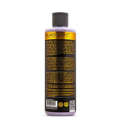 Chemical Guys, Black Light Hybrid Glaze & Sealant for Dark Colors, 16 oz | Glaze and sealant in one smooths minor marks and deepens gloss on black and dark paint, by hand or machine