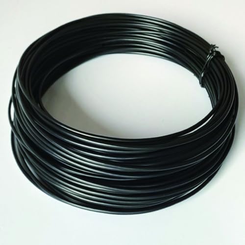 50 Feet Black HDPE Plastic Welding Rod,1/8" Diameter,High Density Polyethylene Welding Rod for Car Bumper,Water Tanks,Canoe and Plastic Bins - color: Black