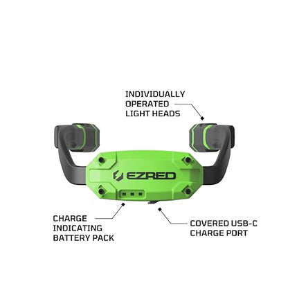 EZRED EZL35RNL-G Rechargeable 350 LM Neck Light - Green EZR-EZL35RNL-G - color: Green