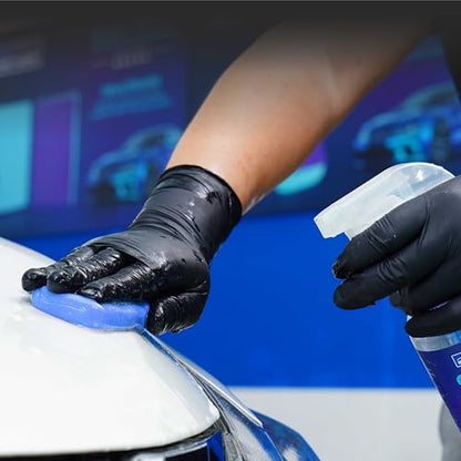 Clay Bar 400g (4x100g), Premium Auto Car Detailing Clay Bars, Automotive Clay bar Kit for Cars’Paint Surface, Metal and Glass, Prep for Sealants, Waxes and Coatings (Blue, Heavy) - size: 400g