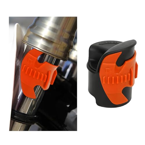 Motorcycle Fork Seal Cleaner Tool, 45-55mm Motorcycle Shock Absorber Fork Seal Mate Tool, Front Fork Seal Oil Cleaning Tool for Dirt Bike, Motorcycle Accessories (Orange) - color: Orange, 1PCS