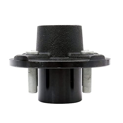 Pair Trailer Hub Assembly Kit,4-Bolt on 4" Circle,Fit 2,000 lbs axles,Includes (2) 1" Straight Spindle and Bearings - size: GL4854C*2